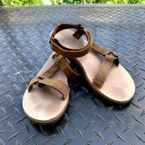 Brown Leather Tevas
